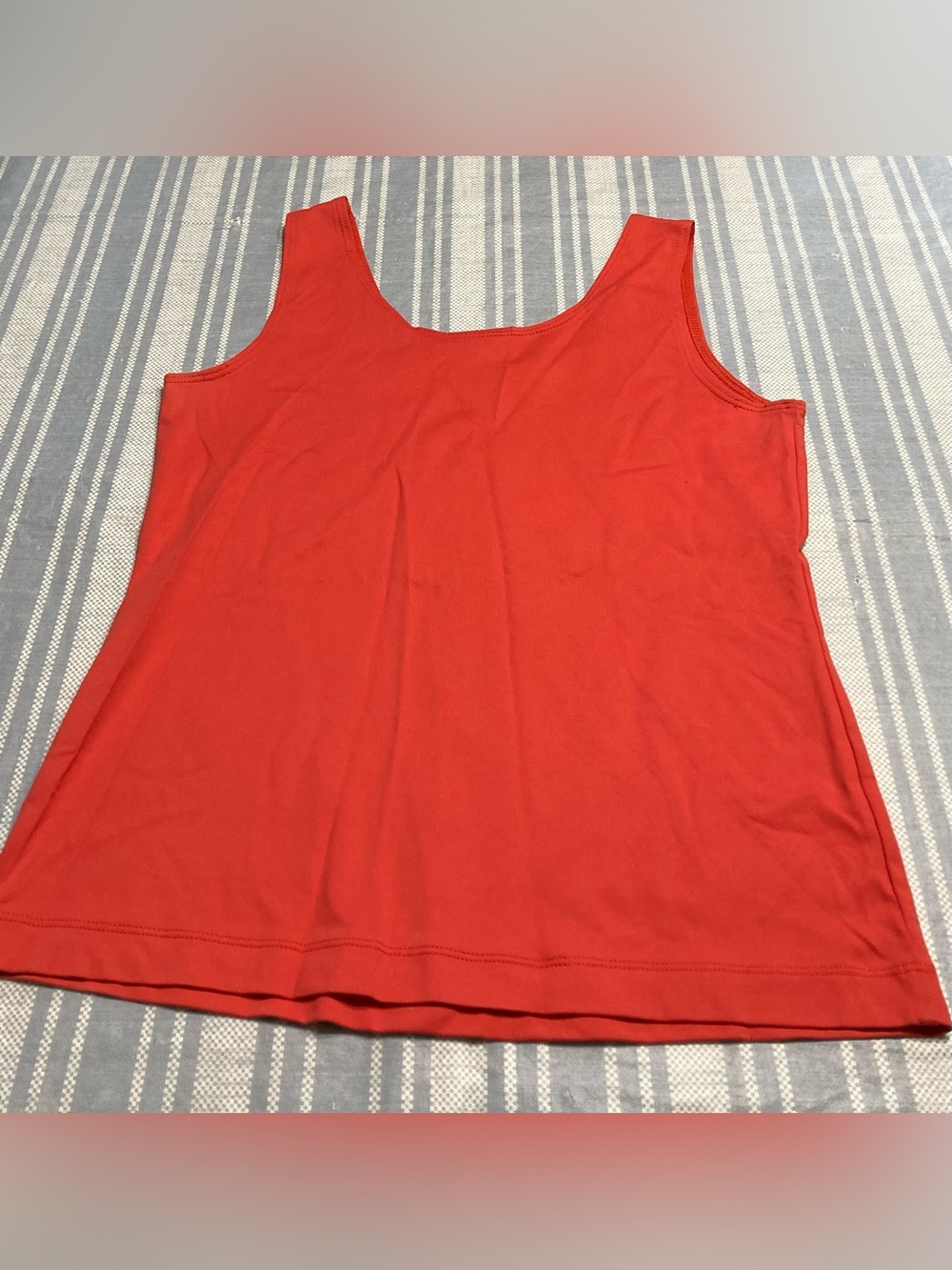 💛TODAY***$10***Chico’s deep coral colored tank top. - Picture 3 of 3